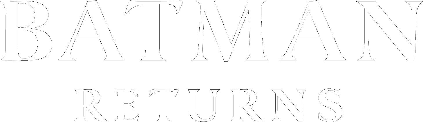 Batman Returns logo for Super Famicom